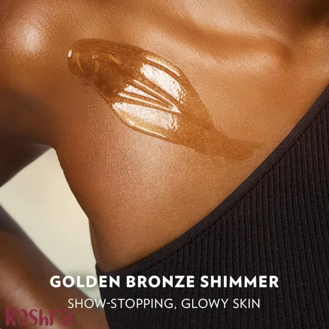 روغن بدن وازلین شاین دار مدل Golden Hour Glow image